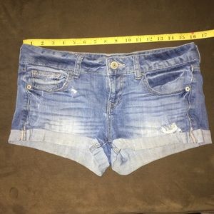 Express Cuffed Jean shorts